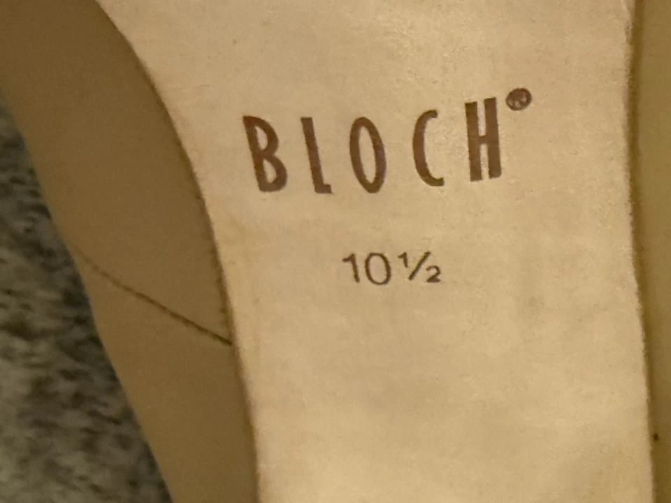 Zapatos de baile Bloch para mujer con correa en T-bar de 3", tostados, talla 10,5 Foto 4 de 4