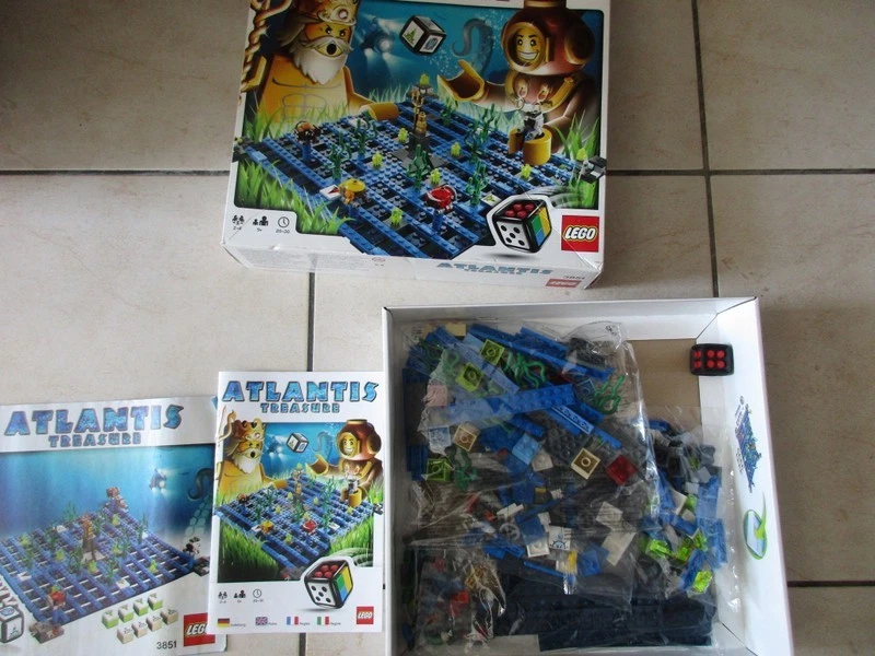 Lego Games 3851 - Jeu de société LEGO Atlantis Treasure CNEUF - Photo 2/2