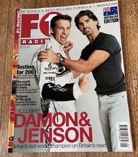 F1 Racing Magazine January 2001 Formula 1 Jenson Button Damon Hill Ferrari