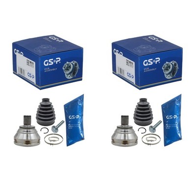 2X GSP ANTRIEBSWELLENGELENK SATZ RADSEITIG passend für AUDI A3 Q2 Q3 TT CUPRA FO