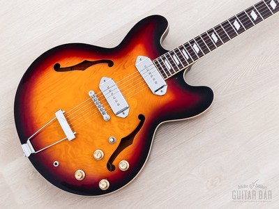 1999 Epiphone Casino Sunburst w/ 1 11/16'' Nut & Case, Peerless