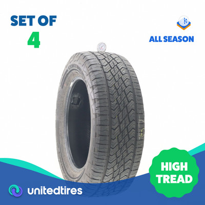 Set of (4) Used 255/60R18 Continental CrossContact ATR 108T - 8.5-9.5/32