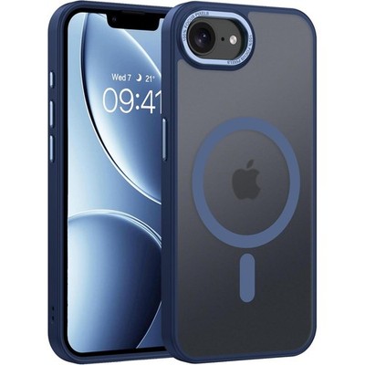 MagSafe Hülle für iPhone 16e Silikon Handy Schutz Cover Case mit Kamerarand
