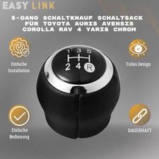 Schaltknauf Schalthebel Toyota Auris Avensis Corolla RAV 4 Yaris P9 5-Gang NEUF!