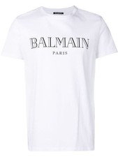 T-shirt Balmain tshirt dalla Taglia XS alla Taglia XXL colore bianco logo nero
