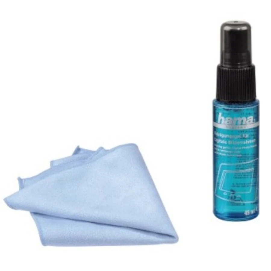 Hama Reinigungsgel plus Mikrofaser-Tuch für Digitale Bilderrahmen Notebooks 