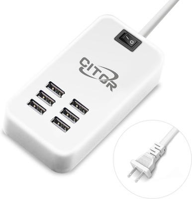 Multi USB Charger, 6 Port USB Charging Station for Multiple Devices, Phone, Tabl