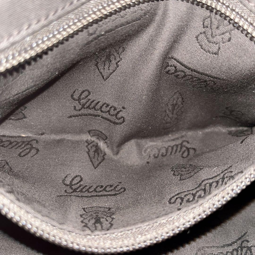 GUCCI Implement Shoulder Bag Camera Bag Black PVC… - image 17