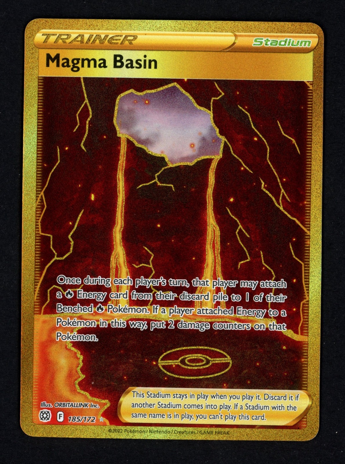 Magma Basin 185/172 Brilliant Stars Secret Rare Pokemon TCG