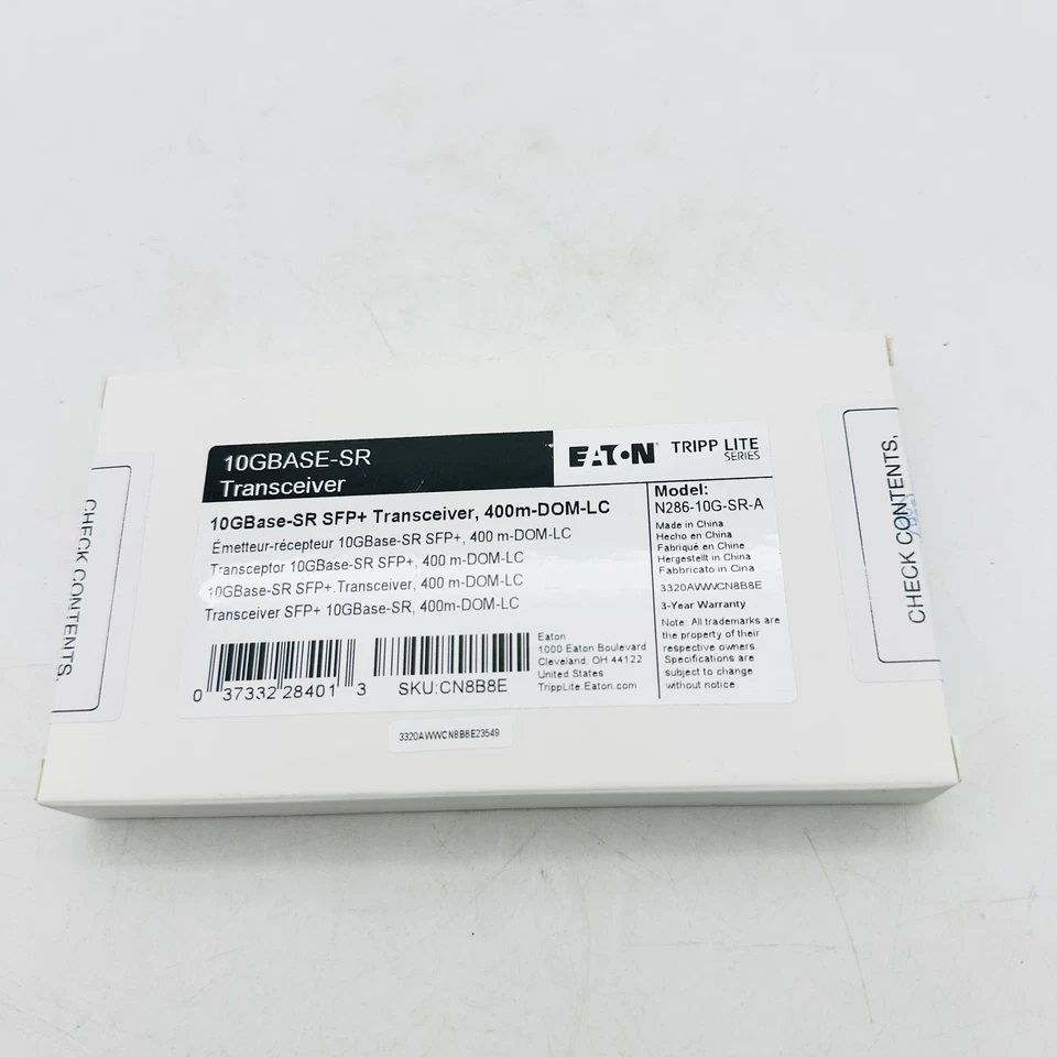 Tripp Lite Eaton Series SFP-10G-SR Arista 10GBase-SR SFP+ Transceiver - Image 2 of 3