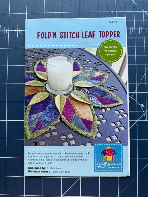 Leaf Center Piece Pattern (New)_Pour House Quilt Designs
