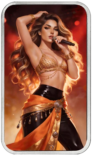 Bullion Baddies S 7 Backstage Sexy Camille Candela Nice 1 oz Silver Bar