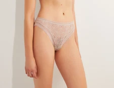 ELSE L1940 Chloe Bikini Brief Panties in Rose Quartz Size XS