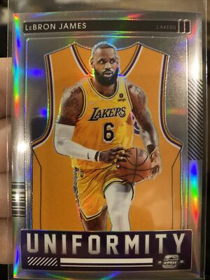 2021-22 Contenders Optic LEBRON JAMES #8 Uniformity Silver Prizm