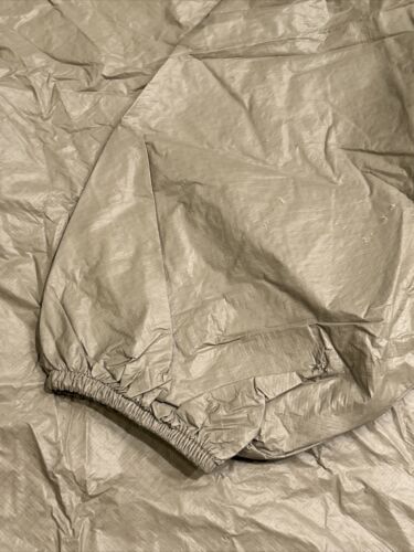 FROGG TOGGS MEN'S ALL PURPOSE WATERPROOF RAIN SUIT MED Top; Large Pant Tan Khaki - Picture 4 of 22