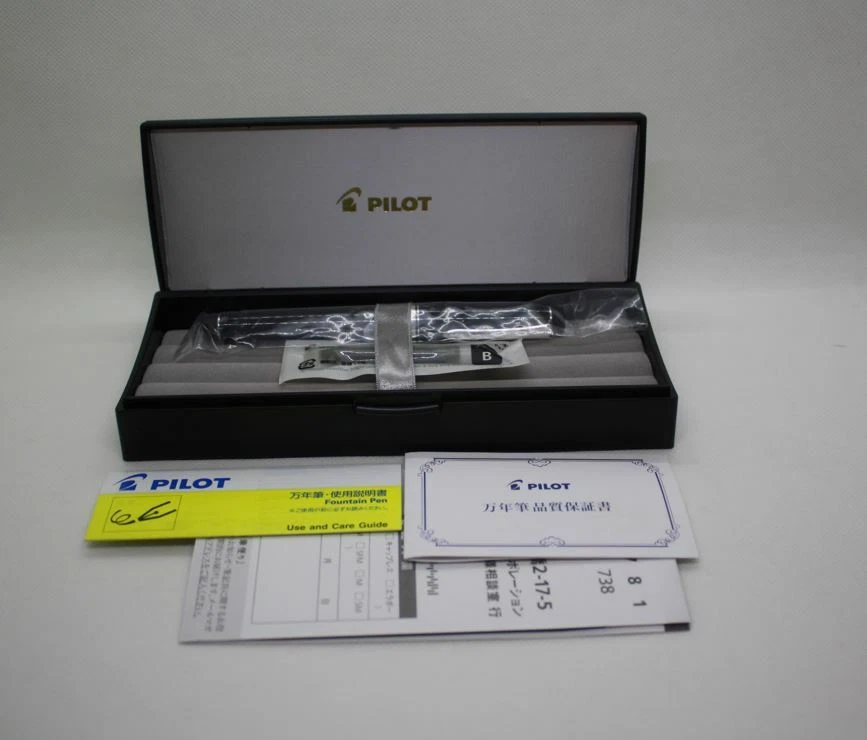 Pilot Fountain Pen Custom Heritage 91, F-Nib, Black Body (FKVH-1MR-BF) from JPN