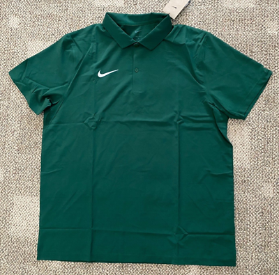 green nike polo shirt