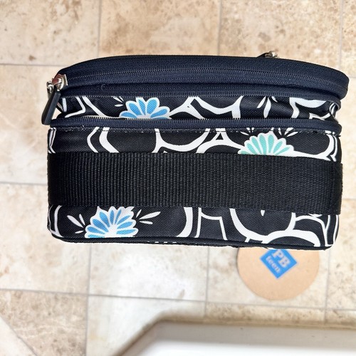 Pottery Barn Teen Geometric Flower Print Classic Lunch Bag Box Expandable NWT - Picture 16 of 18