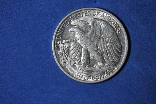 1938-Walking Liberty Half Dollar #P29603 - Picture 2 of 2