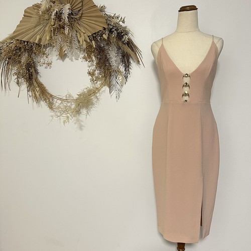Zimmermann Crepe Harness Pink Dress Event Party Barbie Cocktail Formal Size 1 - Picture 7 of 21