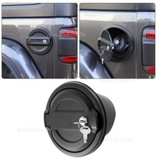 Coperchio porta serbatoio benzina nero chiusura per Jeep Wrangler JL 2018-23