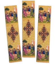 3 Orthodox Holy Trinity Icon Religious Bookmarks Book markers sunday school gift