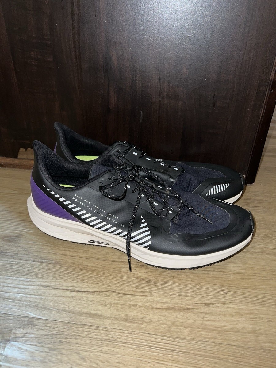 Size 14 - Nike Air Zoom Pegasus 36 Shield Voltage Purple M  display picture 2