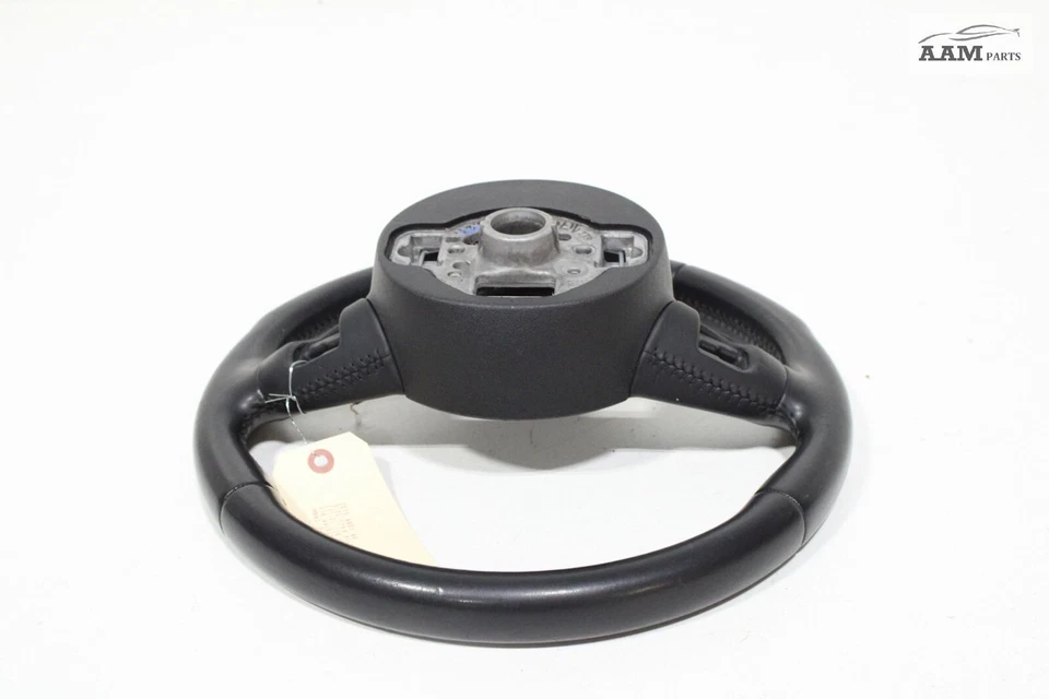 AUDI A6 QUATTRO C7 2012-2017 volante columna 3 radios cuero negro OEM Foto 4 de 4