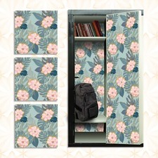 Locker Magnetic Wallpaper Made in USA Pack of 12 Sheets - Tropical Leaves vr34