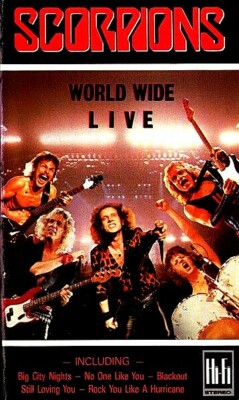 Scorpions    World Wide Live -  VHS - Germany - 1985 -  Hard Rock - Heavy Metal