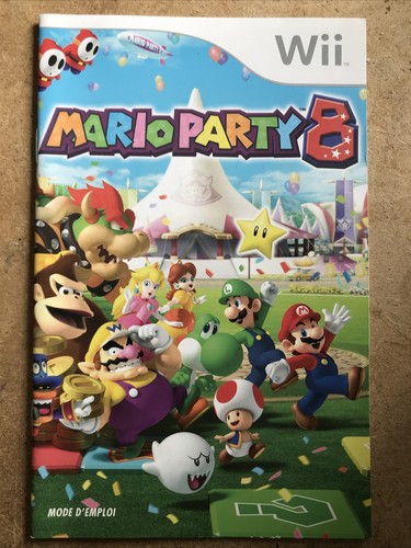 Notice Mode D'emploi + Carte VIP Non Grattée Pour Wii Party - Jeu Non Inclus - Très Bon état