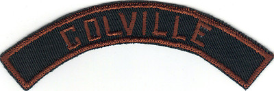 EXPLORER SCOUT COLVILLE GBS GREEN AND BROWN COMMUNITY STRIP WITH GAUZE BACK MINT