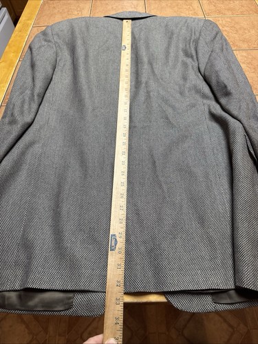 Canali Silk Wool Brown Nailshead Sport Coat Blazer Sz 44L Suit Jacket Italy Made - Picture 13 of 13