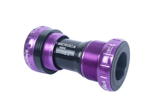 SwishTi MTB BMX Bicycle Bike Bottom Bracket Bsa 68/73mm for Shimano/Sram Purple - Foto 2 di 7