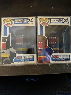 Funko Pop Domo Batman And Domo Superman, together Sale.