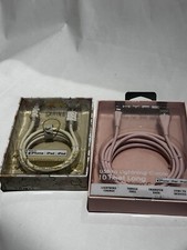 2 Apple 4 Ft. and 10 Lightning To USB Syn Cable For iPhone iPad iPod