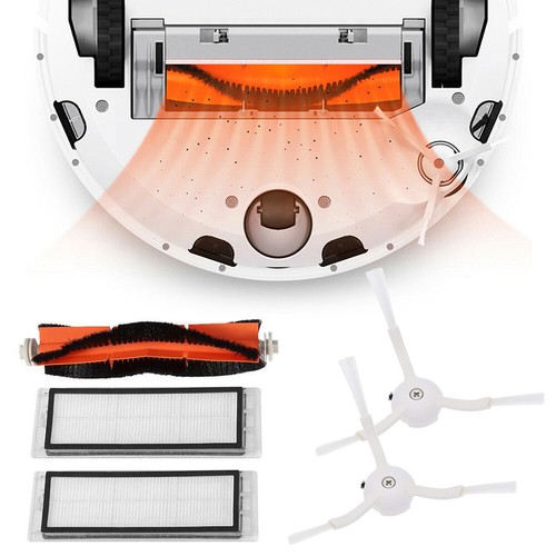 For Xiaomi Mi Robot Vacuum Cleaner Accessories Brush+ 2HEPA Filter+2Side Brushes - Picture 10 of 12