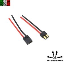 CONNETTORE TRAXXAS + CAVO 10 12 14 16 18 AWG SILICONE DIY LIPO WIRE RC