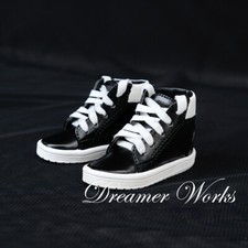 1/4MSD 1/3SD BJD Black Board Shoes Sports Sneakers Lace-up White Top Line DOD DZ