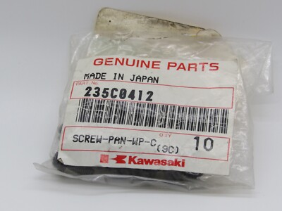Kawasaki NOS NEW 235C0412 Screw ZG ZX ZG1200 ZX750 Ninja Voyager