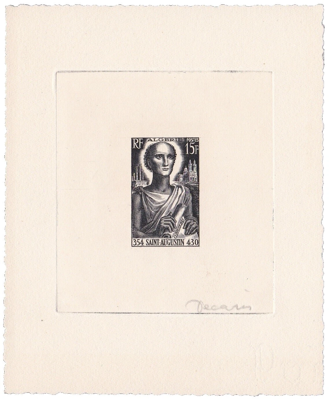 Multi-Color Prueba, ensayo sellos de Argelia