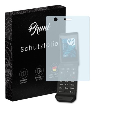 Bruni 2x Folie für Caterpillar CAT S22 Flip Schutzfolie Displayschutzfolie