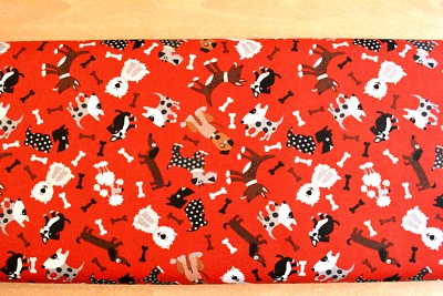Red Dogs & Bone 100% Cotton Fabric Material