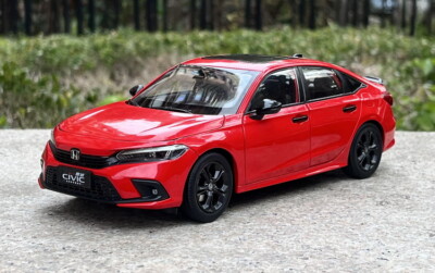 1/18 Honda CIVIC 2022 11th Diecast Metal Car model Toys Hobby Gift