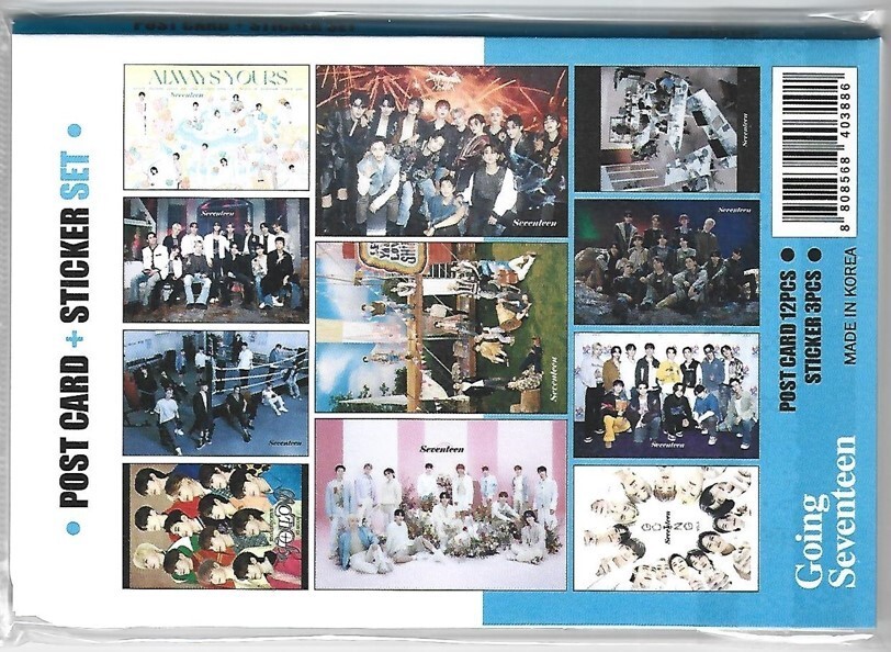 Seventeen Photo Calendar 2025 & 2026 +[Post Card 12P Pack] K