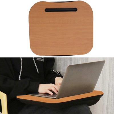 Travel Portable Laptop Tray With Cushion Base Sofa Bed PC 