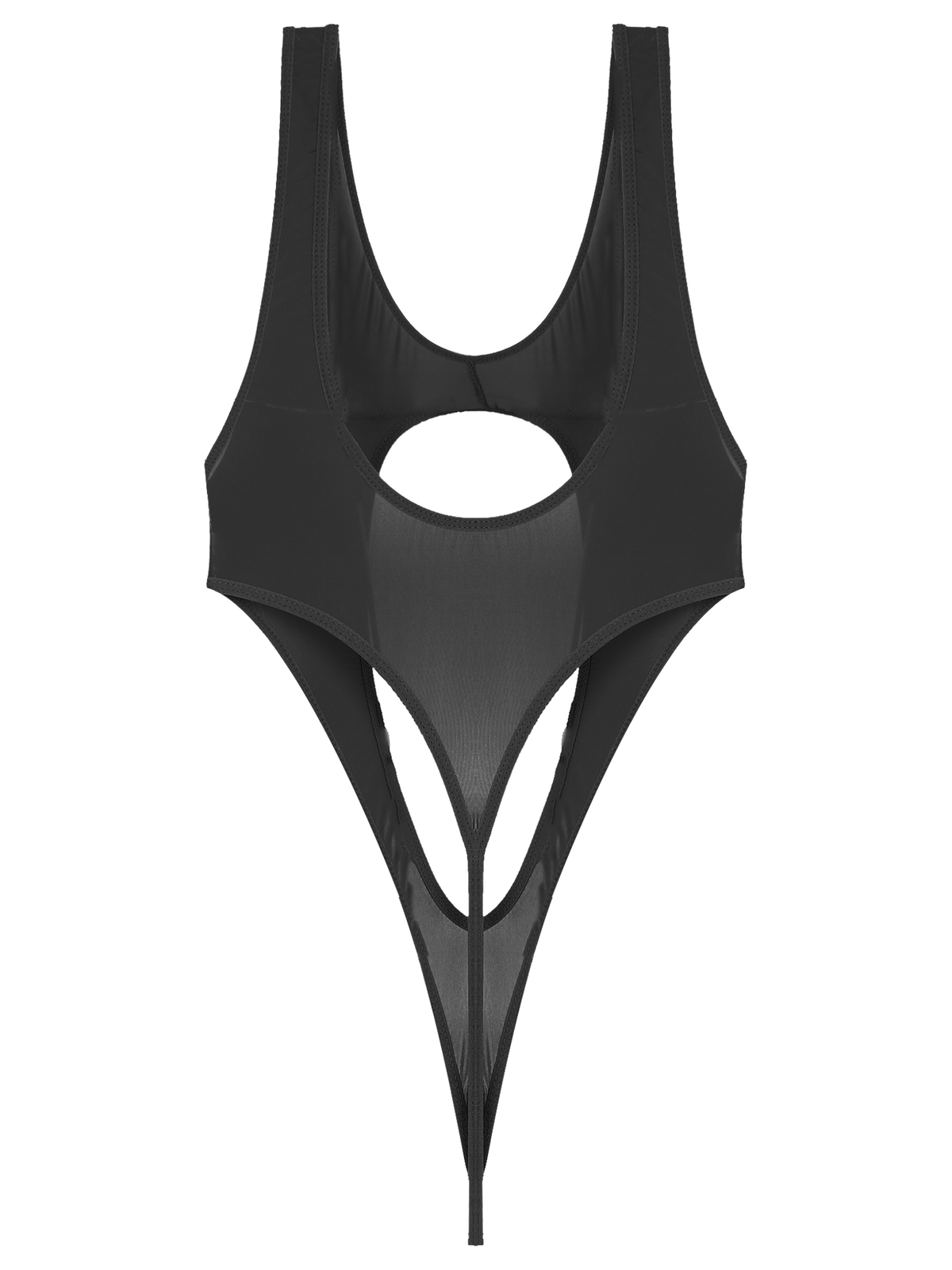 Women's Bodysuit One Piece Swimwear High Cut Backless Leotard Bikini