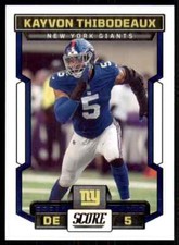 2023 SCORE KAYVON THIBODEAUX BASE CARD - CARD #240 - NEW YORK GIANTS - FREE SHIP