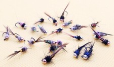 24 Tungsten Trout Jig Flies, Capt. Ken's Tungsten Trout Jig Selection, Trout Fly