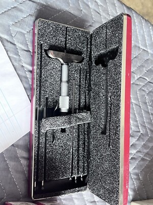 vintage starrett depth micrometer